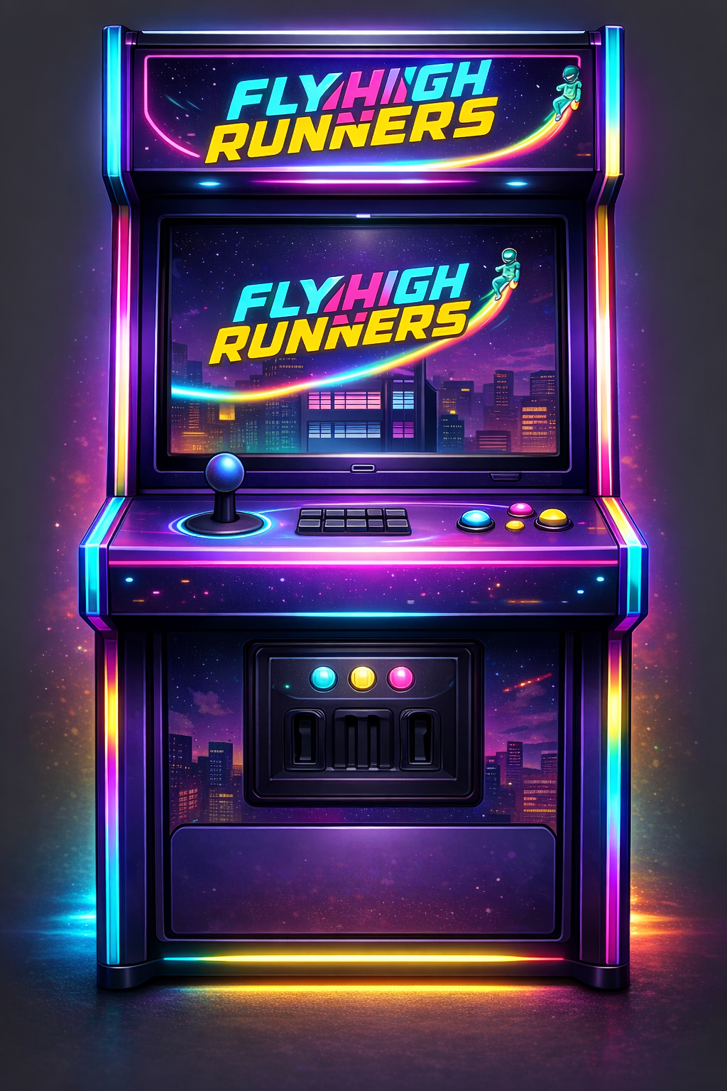 Fly High cabinet artwork